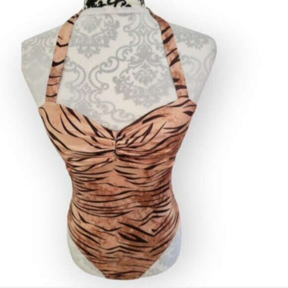 Women's Animal Print Bodysuit NWT Sz Small - Picture 6 of 12